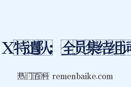 X特遣队：全员集结组词是什么意思的图片